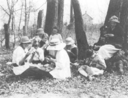 1910-1919 Bowens and Adelina Sewing Class